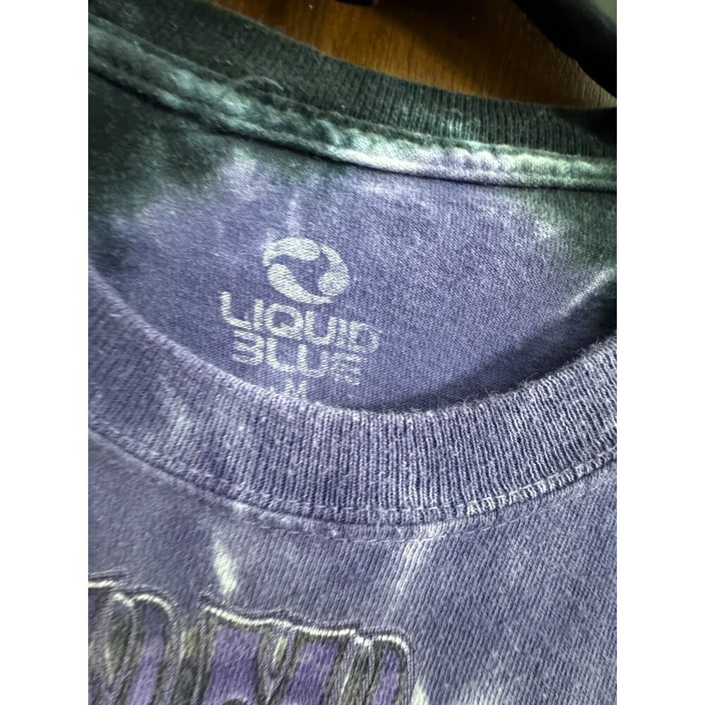 Jimi Hendrix Shirt Medium Adult Purple Tie Dye Purple Haze Graphic Tee - Picture 4 of 6
